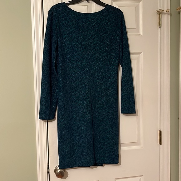 Sparkle fabric long sleeve dress great for events! - Picture 2 of 3
